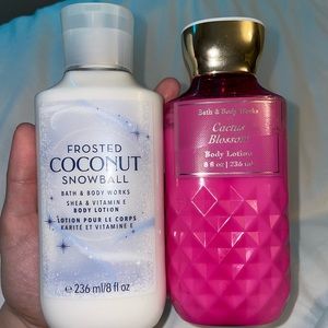 2 bath and body works lotions